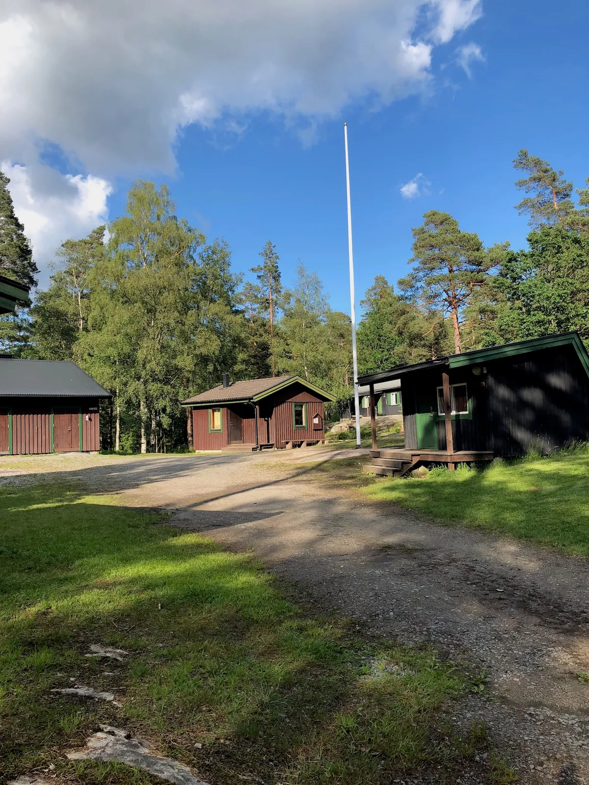 Översikt från parkeringen